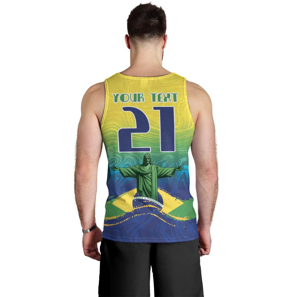 Custom Brazil WC26 Future Champions Men Tank Top Brasil Rumo Ao Hexa - Wonder Print Shop