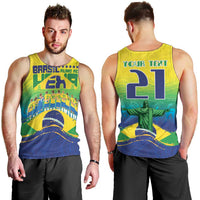 Custom Brazil WC26 Future Champions Men Tank Top Brasil Rumo Ao Hexa - Wonder Print Shop