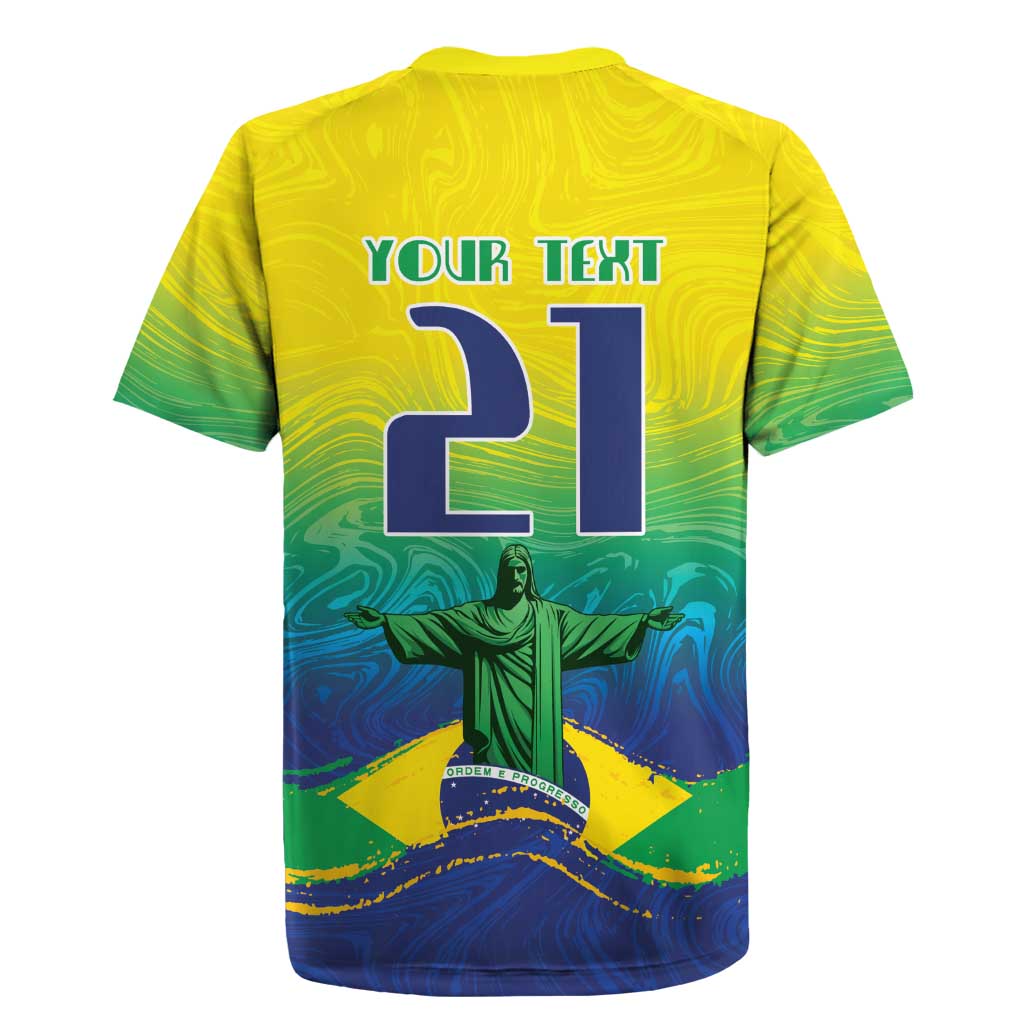 Custom Brazil WC26 Future Champions Rugby Jersey Brasil Rumo Ao Hexa - Wonder Print Shop