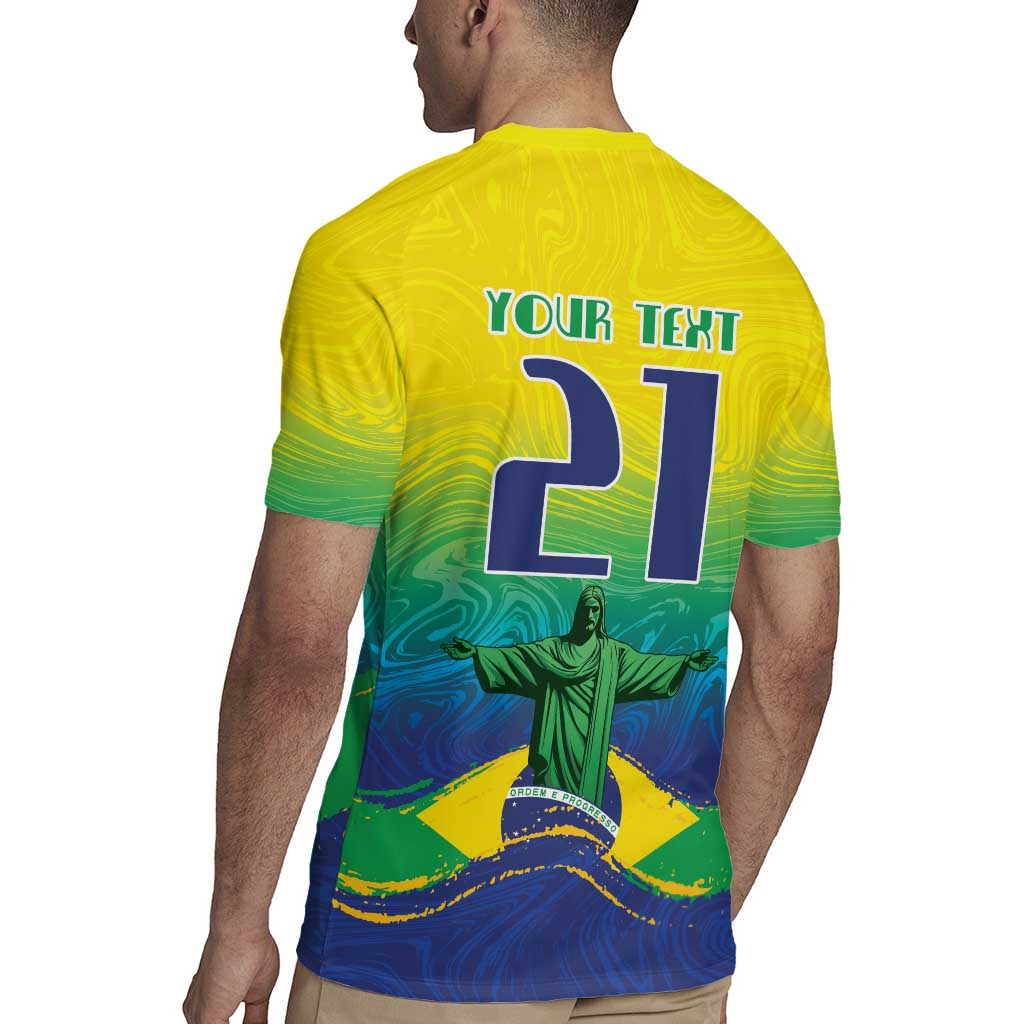 Custom Brazil WC26 Future Champions Rugby Jersey Brasil Rumo Ao Hexa - Wonder Print Shop