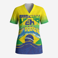 Custom Brazil WC26 Future Champions Scrub Top Brasil Rumo Ao Hexa - Wonder Print Shop