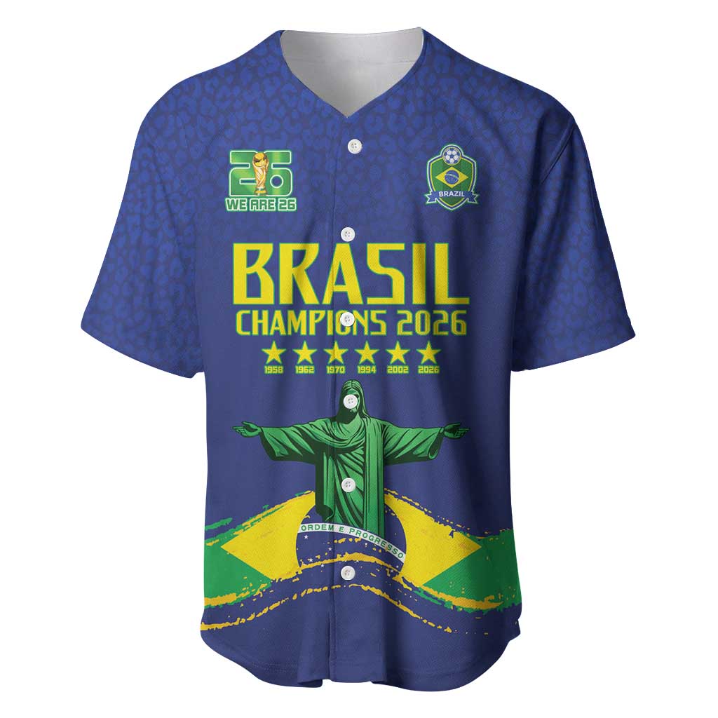Custom Brazil WC26 Future Champions Baseball Jersey Selecao Canarinho Comeback Story - Wonder Print Shop