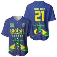 Custom Brazil WC26 Future Champions Baseball Jersey Selecao Canarinho Comeback Story - Wonder Print Shop