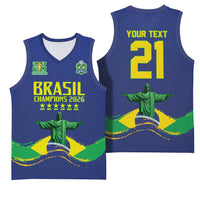 Custom Brazil WC26 Future Champions Basketball Jersey Selecao Canarinho Comeback Story - Wonder Print Shop