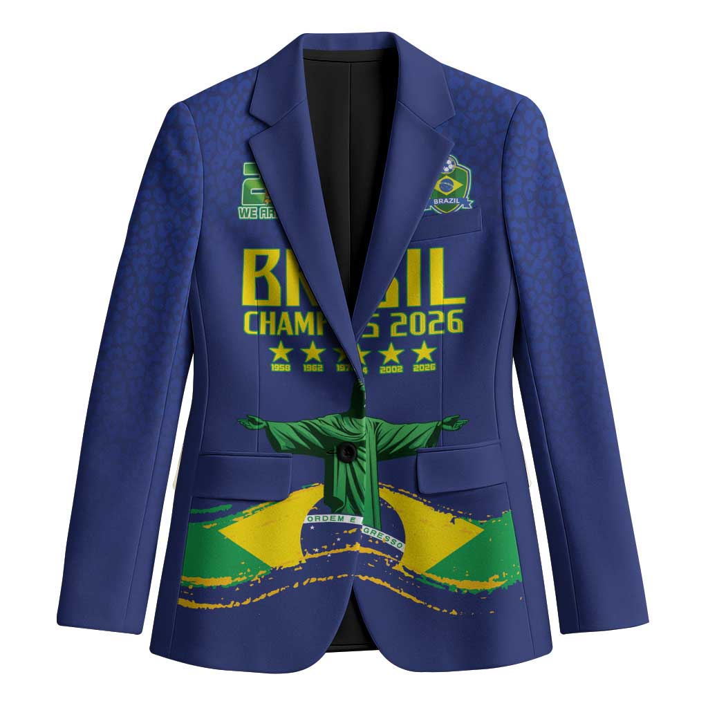 Custom Brazil WC26 Future Champions Blazer Selecao Canarinho Comeback Story - Wonder Print Shop