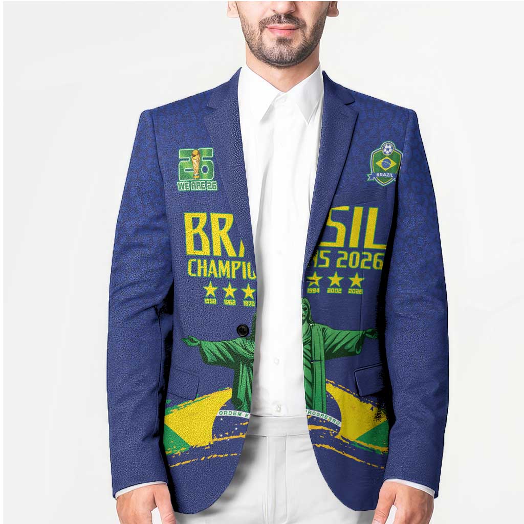 Custom Brazil WC26 Future Champions Blazer Selecao Canarinho Comeback Story - Wonder Print Shop