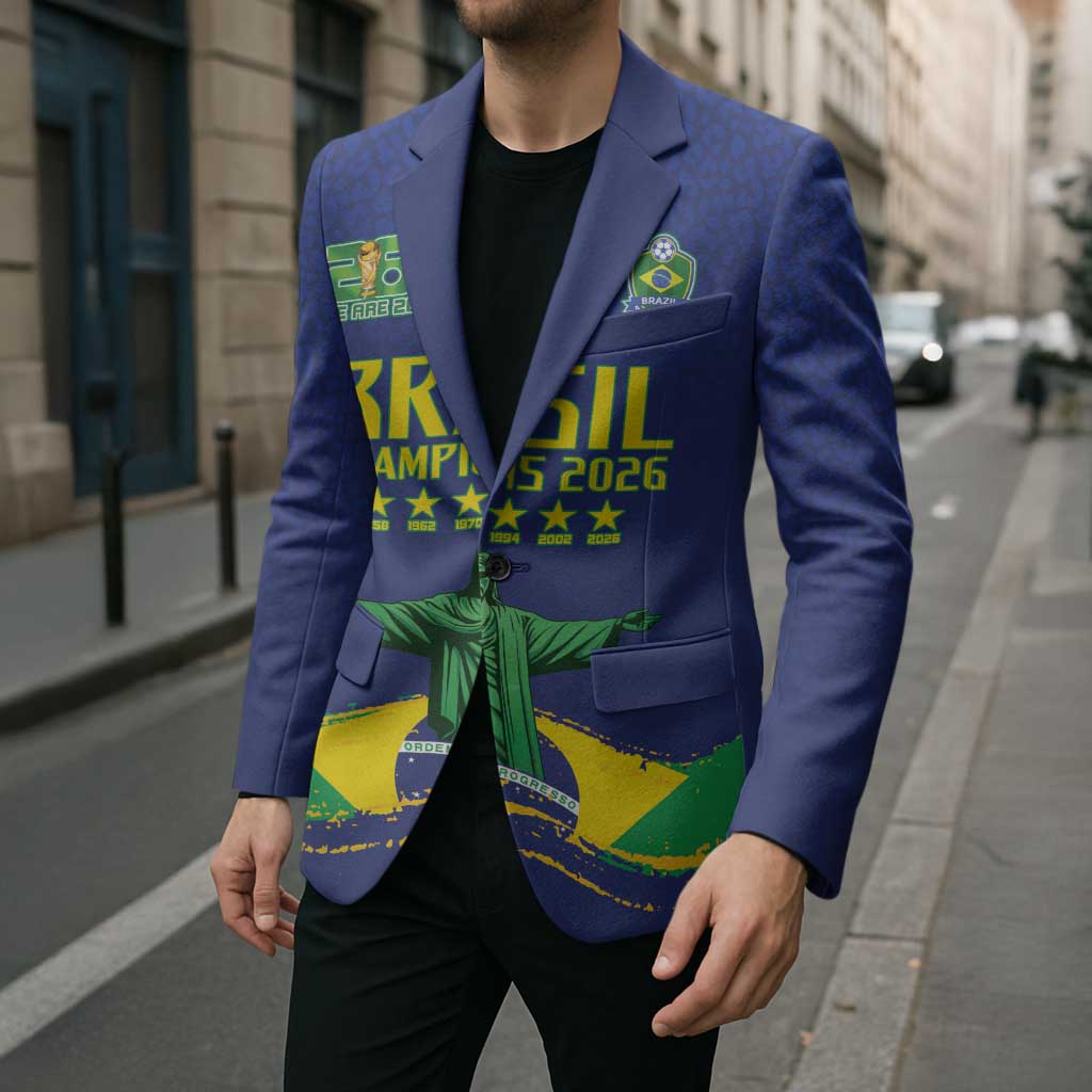 Custom Brazil WC26 Future Champions Blazer Selecao Canarinho Comeback Story - Wonder Print Shop