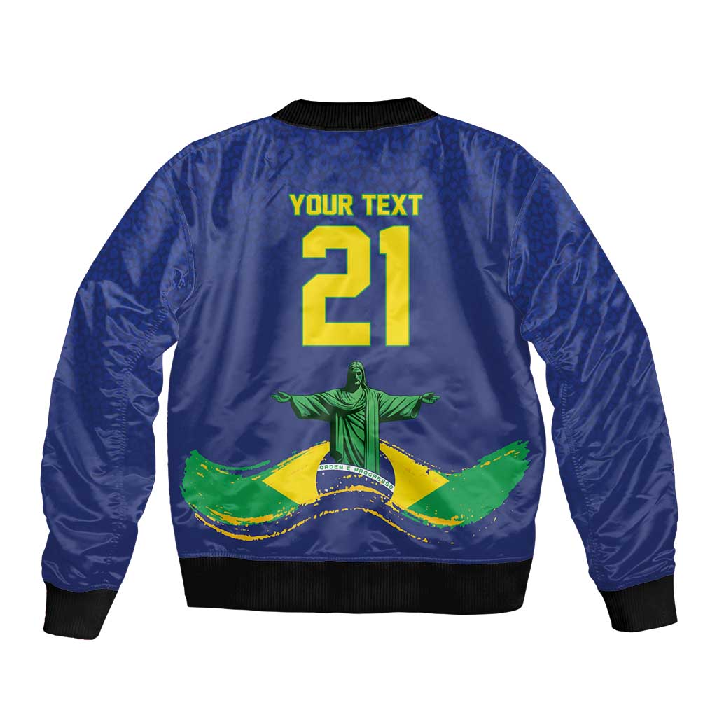 Custom Brazil WC26 Future Champions Bomber Jacket Selecao Canarinho Comeback Story - Wonder Print Shop