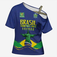 Custom Brazil WC26 Future Champions Cross Shoulder Shirt Selecao Canarinho Comeback Story - Wonder Print Shop