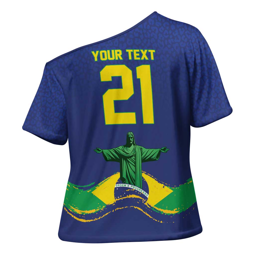 Custom Brazil WC26 Future Champions Cross Shoulder Shirt Selecao Canarinho Comeback Story - Wonder Print Shop