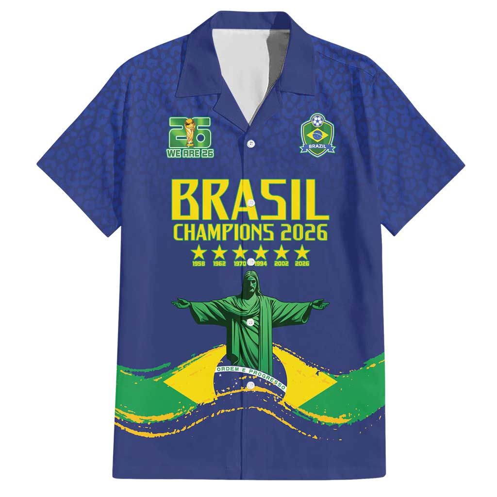 Custom Brazil WC26 Future Champions Hawaiian Shirt Selecao Canarinho Comeback Story - Wonder Print Shop