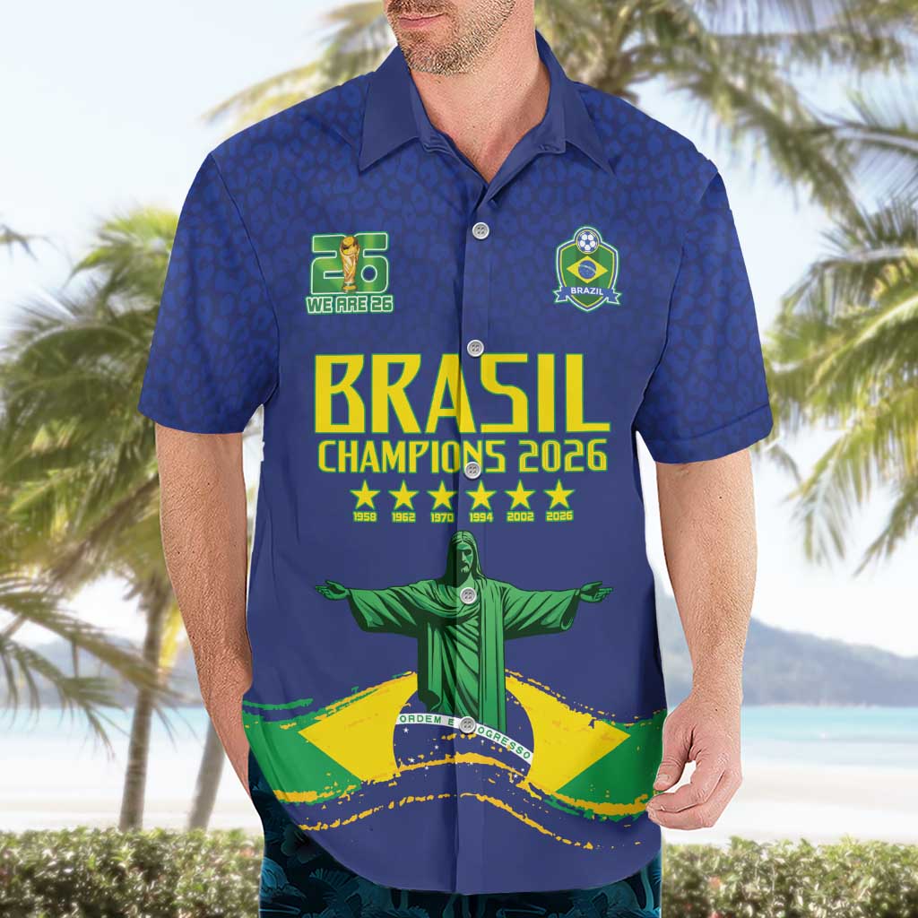 Custom Brazil WC26 Future Champions Hawaiian Shirt Selecao Canarinho Comeback Story - Wonder Print Shop