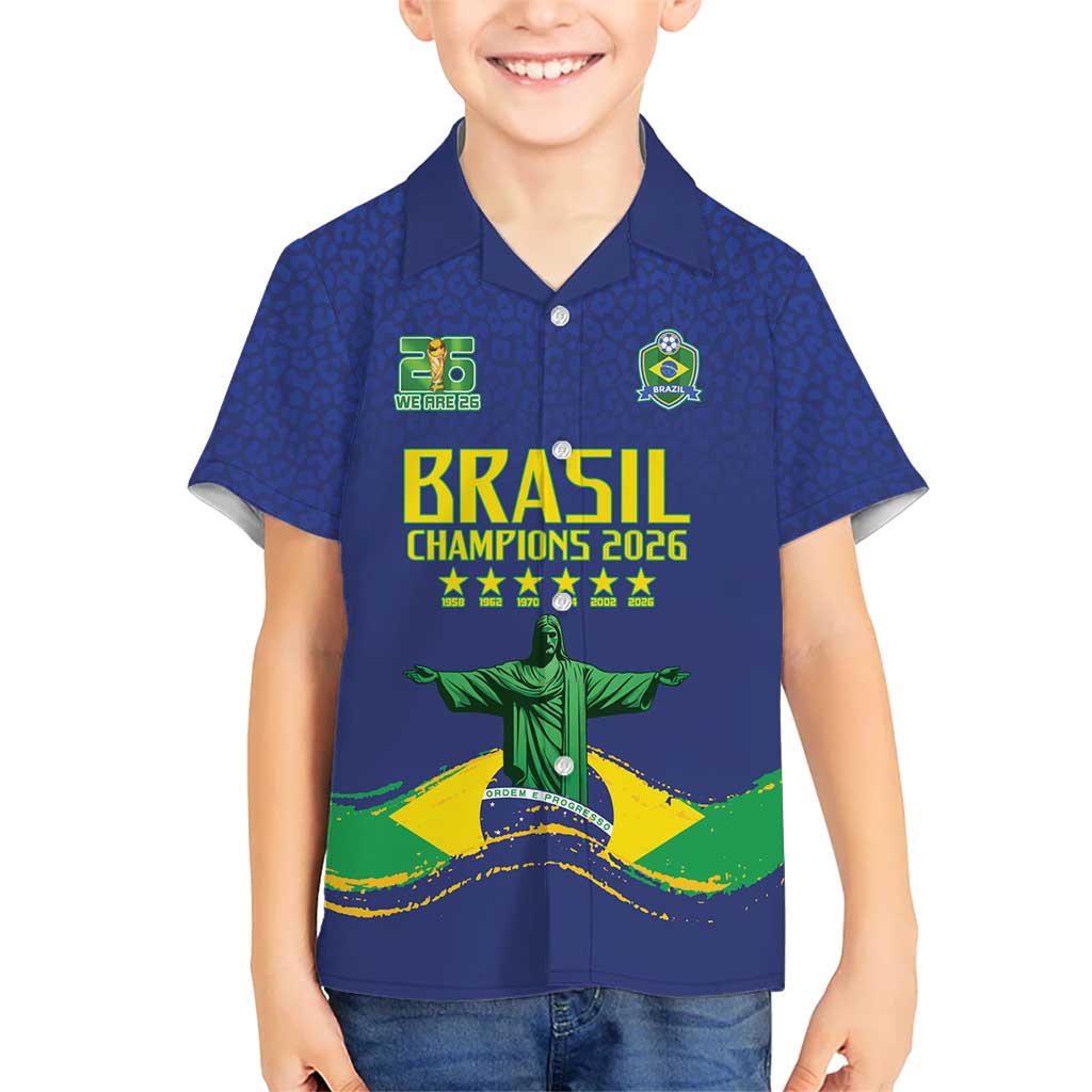 Custom Brazil WC26 Future Champions Hawaiian Shirt Selecao Canarinho Comeback Story - Wonder Print Shop