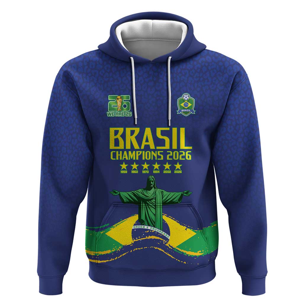 Custom Brazil WC26 Future Champions Hoodie Selecao Canarinho Comeback Story - Wonder Print Shop