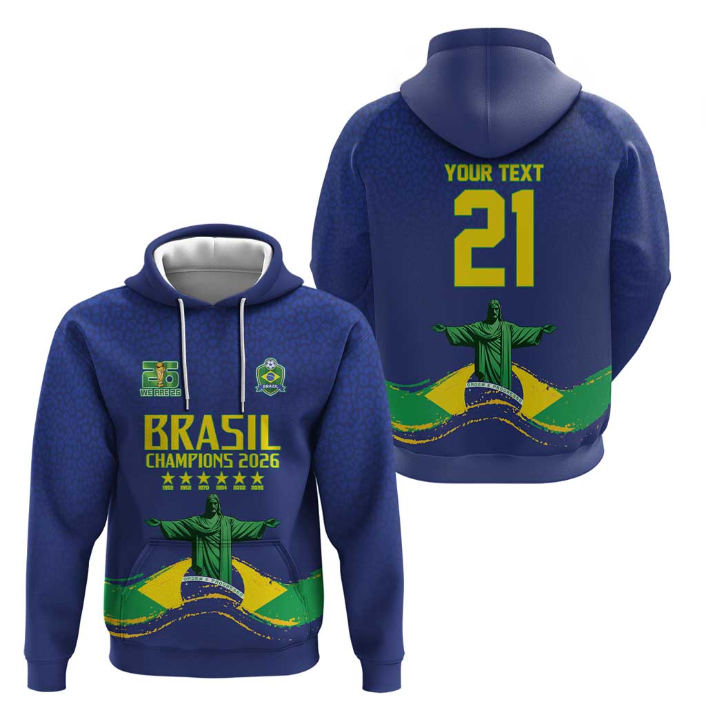 Custom Brazil WC26 Future Champions Hoodie Selecao Canarinho Comeback Story - Wonder Print Shop