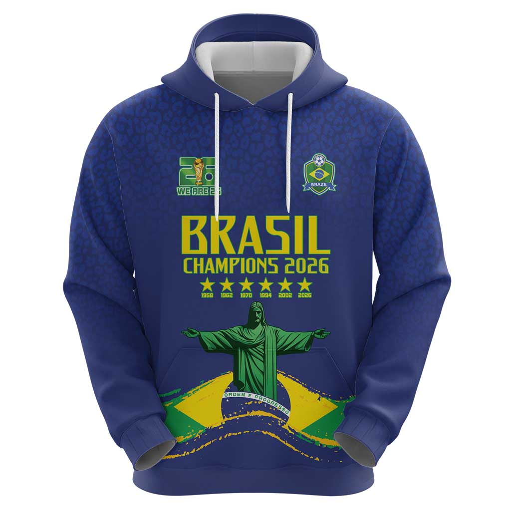 Custom Brazil WC26 Future Champions Hoodie Selecao Canarinho Comeback Story - Wonder Print Shop