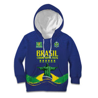 Custom Brazil WC26 Future Champions Kid Hoodie Selecao Canarinho Comeback Story - Wonder Print Shop