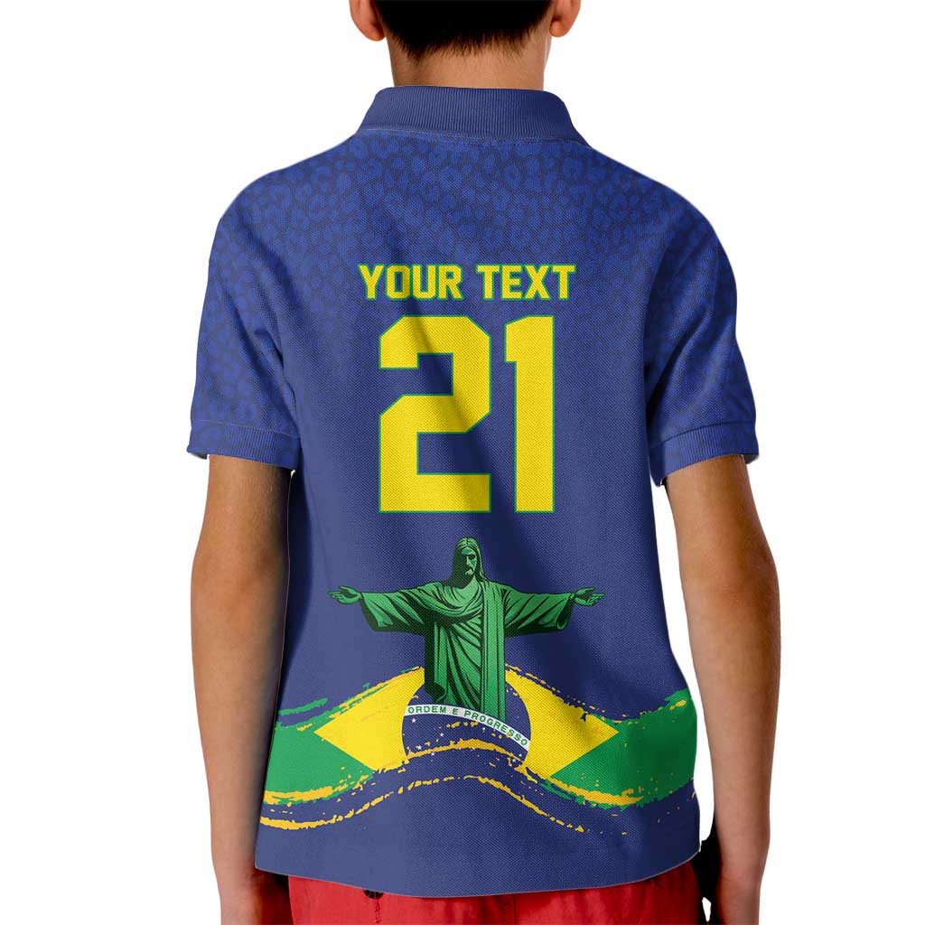 Custom Brazil WC26 Future Champions Kid Polo Shirt Selecao Canarinho Comeback Story - Wonder Print Shop