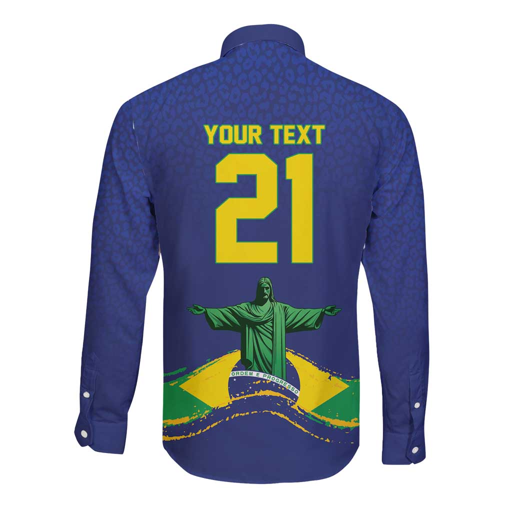 Custom Brazil WC26 Future Champions Long Sleeve Button Shirt Selecao Canarinho Comeback Story - Wonder Print Shop