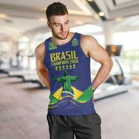 Custom Brazil WC26 Future Champions Men Tank Top Selecao Canarinho Comeback Story - Wonder Print Shop