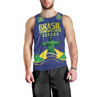 Custom Brazil WC26 Future Champions Men Tank Top Selecao Canarinho Comeback Story - Wonder Print Shop
