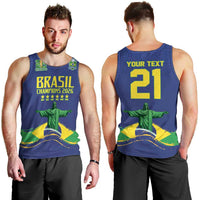 Custom Brazil WC26 Future Champions Men Tank Top Selecao Canarinho Comeback Story - Wonder Print Shop