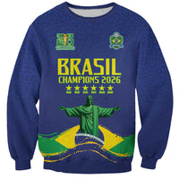 Custom Brazil WC26 Future Champions Sweatshirt Selecao Canarinho Comeback Story - Wonder Print Shop