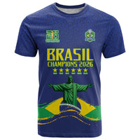 Custom Brazil WC26 Future Champions T Shirt Selecao Canarinho Comeback Story - Wonder Print Shop