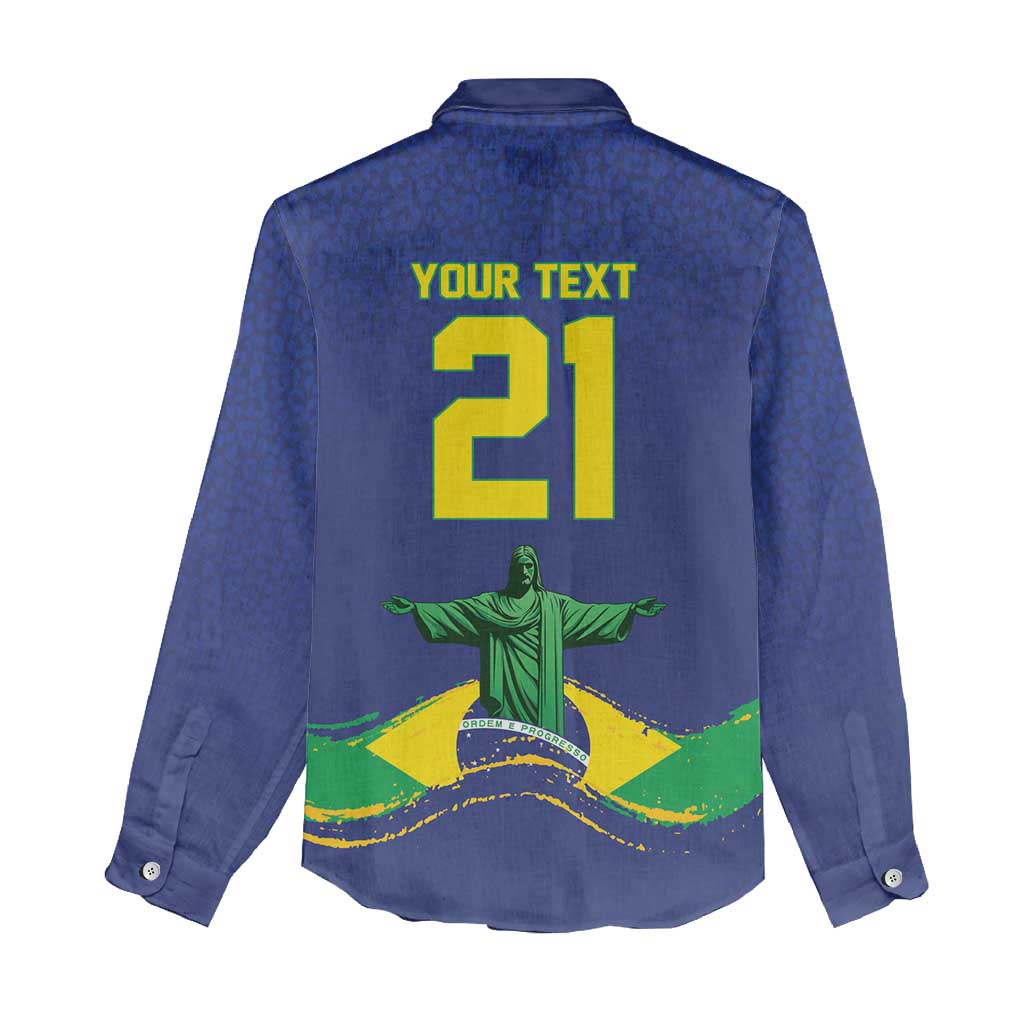 Custom Brazil WC26 Future Champions Women Casual Shirt Selecao Canarinho Comeback Story - Wonder Print Shop