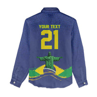 Custom Brazil WC26 Future Champions Women Casual Shirt Selecao Canarinho Comeback Story - Wonder Print Shop