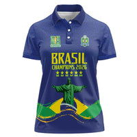 Custom Brazil WC26 Future Champions Women Polo Shirt Selecao Canarinho Comeback Story - Wonder Print Shop