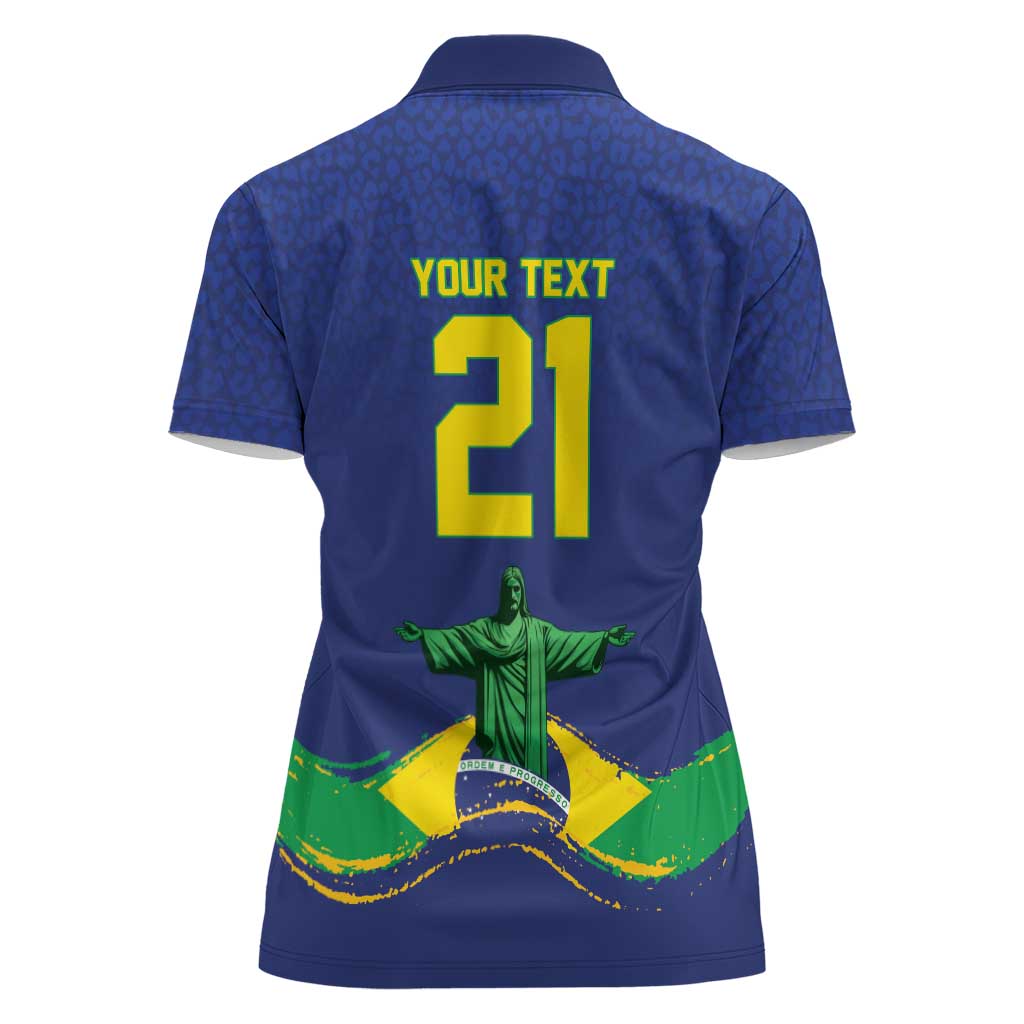 Custom Brazil WC26 Future Champions Women Polo Shirt Selecao Canarinho Comeback Story - Wonder Print Shop