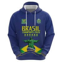 Custom Brazil WC26 Future Champions Zip Hoodie Selecao Canarinho Comeback Story - Wonder Print Shop