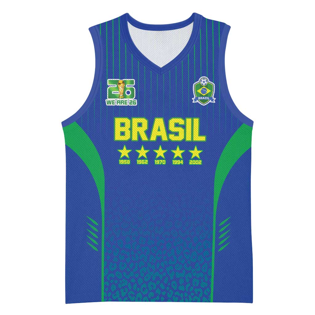Custom Brazil World Football Legacy Basketball Jersey 5 Times History Champions Blue Version - Wonder Print Shop