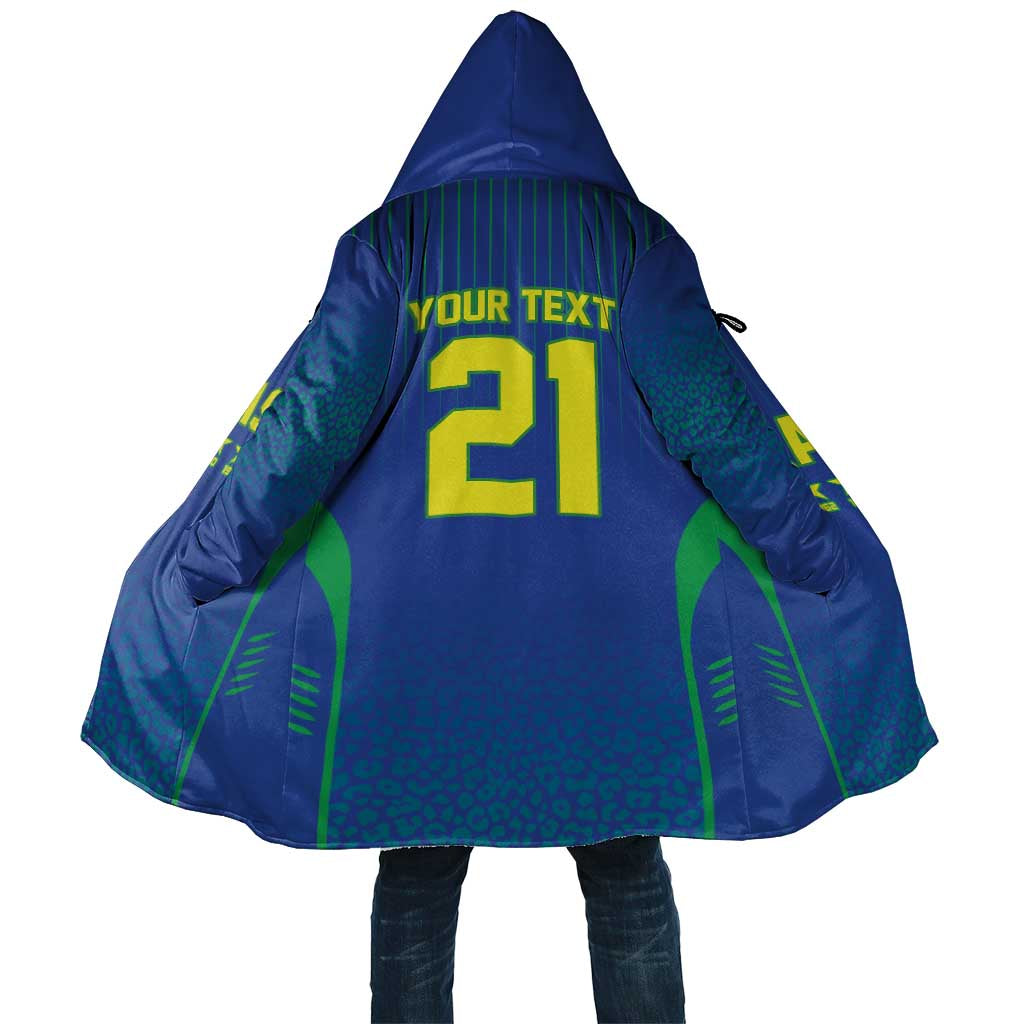 Custom Brazil World Football Legacy Cloak 5 Times History Champions Blue Version - Wonder Print Shop