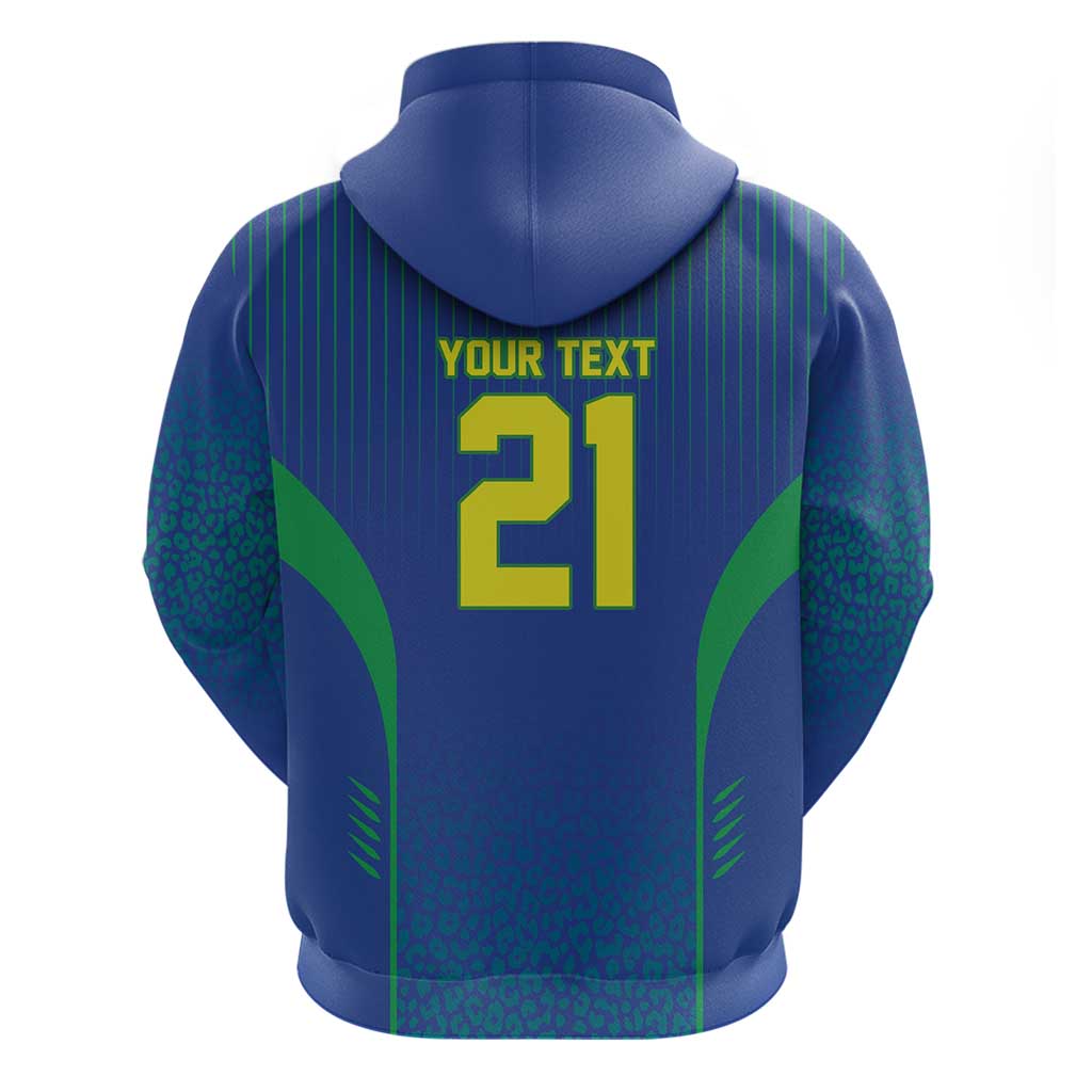 Custom Brazil World Football Legacy Hoodie 5 Times History Champions Blue Version - Wonder Print Shop