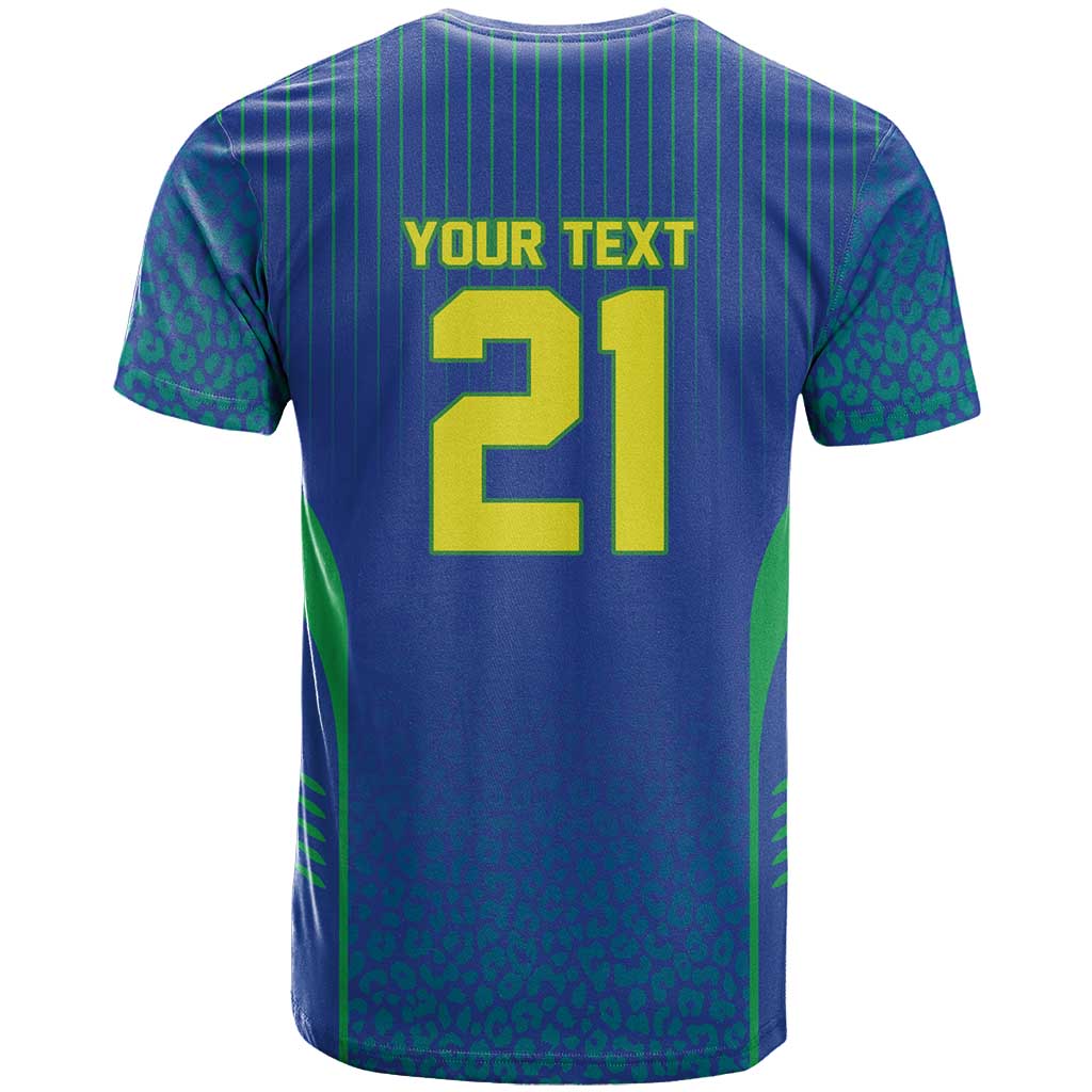 Custom Brazil World Football Legacy T Shirt 5 Times History Champions Blue Version - Wonder Print Shop