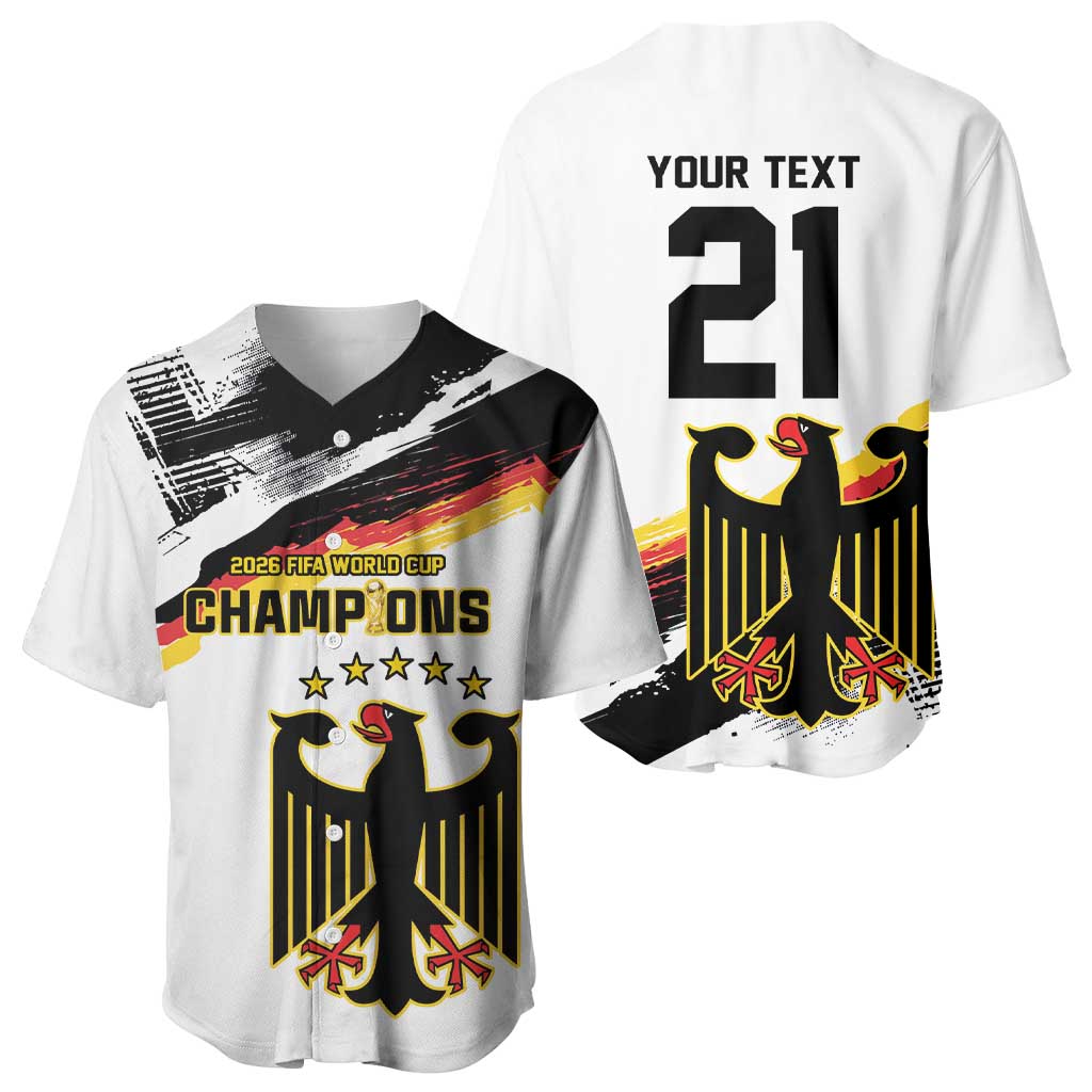 Custom Germany WC26 Future Champions Baseball Jersey Zusammen Geschichte Schreiben - Wonder Print Shop