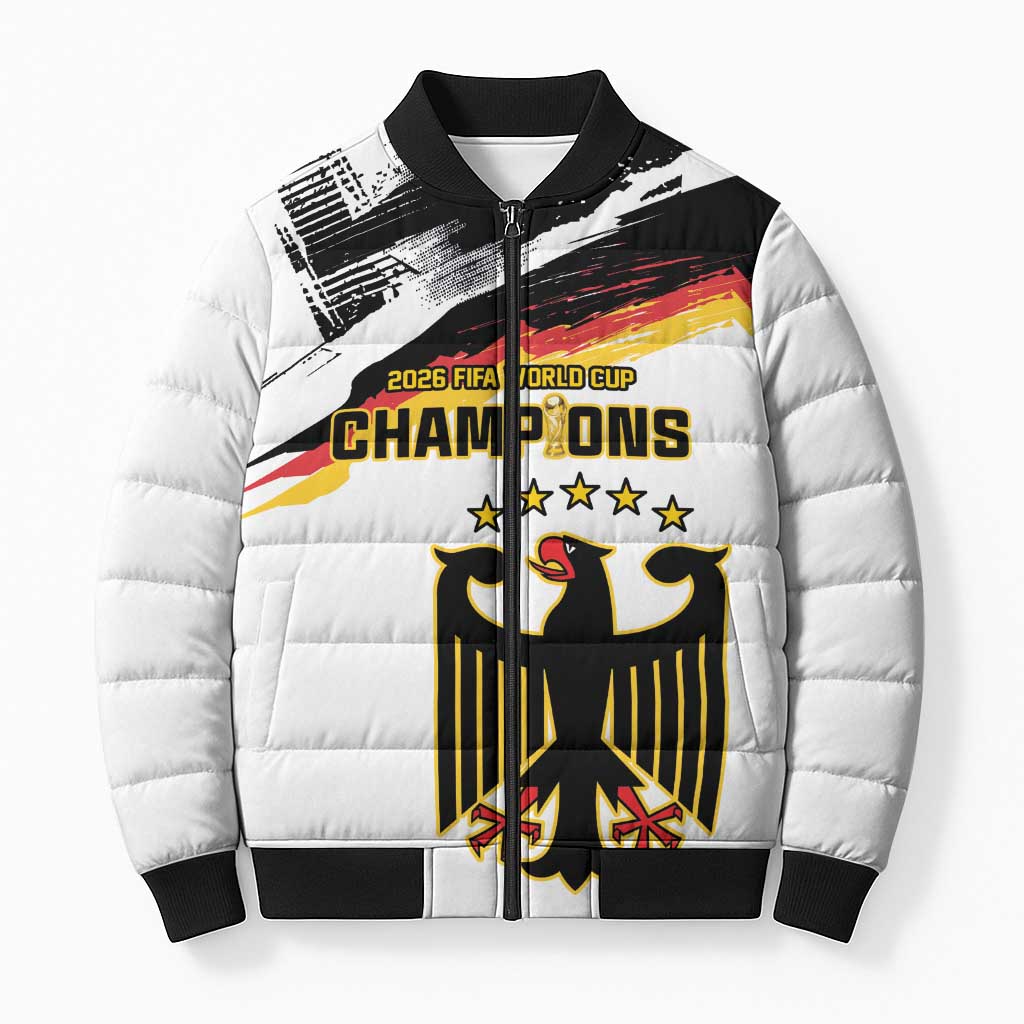 Custom Germany WC26 Future Champions Bomber Puffer Jacket Zusammen Geschichte Schreiben - Wonder Print Shop