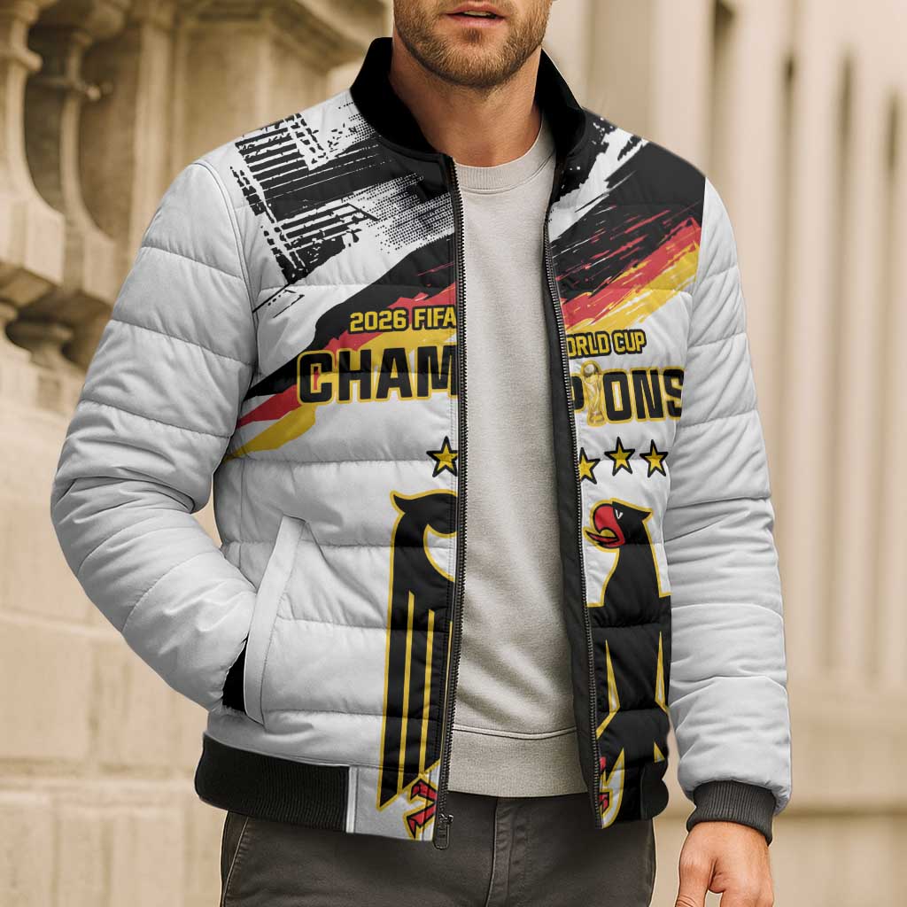 Custom Germany WC26 Future Champions Bomber Puffer Jacket Zusammen Geschichte Schreiben - Wonder Print Shop