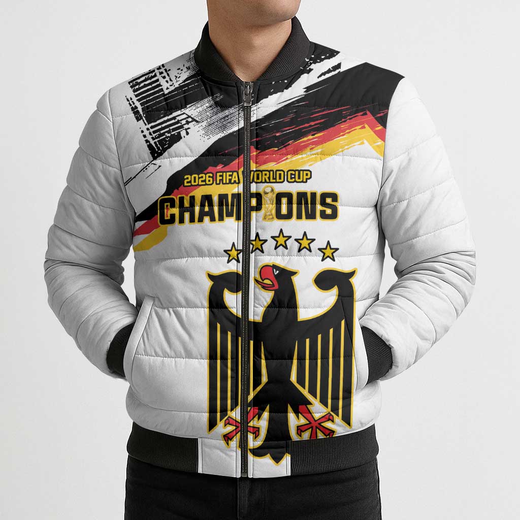 Custom Germany WC26 Future Champions Bomber Puffer Jacket Zusammen Geschichte Schreiben - Wonder Print Shop
