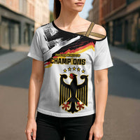 Custom Germany WC26 Future Champions Cross Shoulder Shirt Zusammen Geschichte Schreiben - Wonder Print Shop