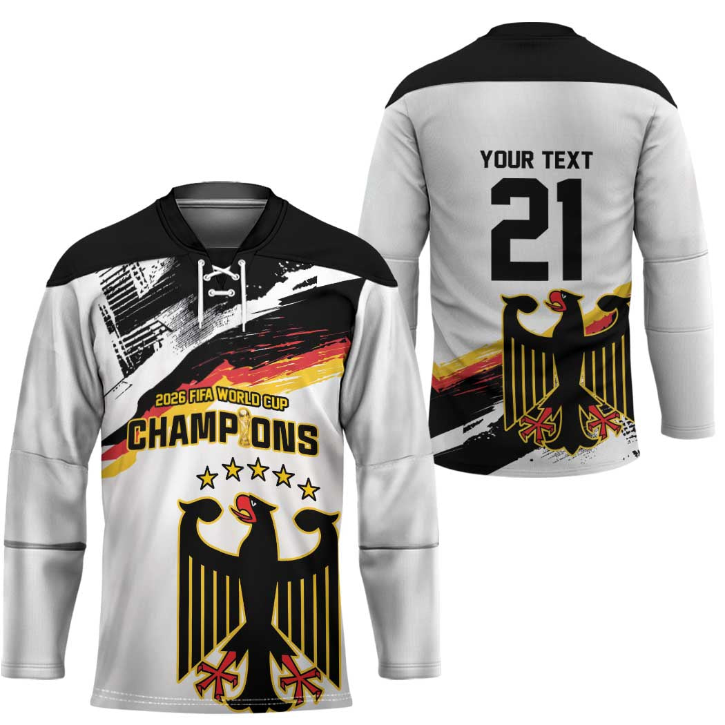 Custom Germany WC26 Future Champions Hockey Jersey Zusammen Geschichte Schreiben - Wonder Print Shop