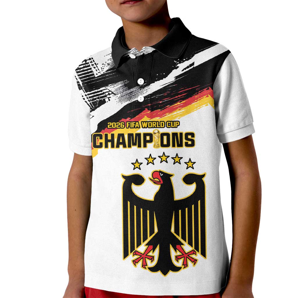 Custom Germany WC26 Future Champions Kid Polo Shirt Zusammen Geschichte Schreiben - Wonder Print Shop