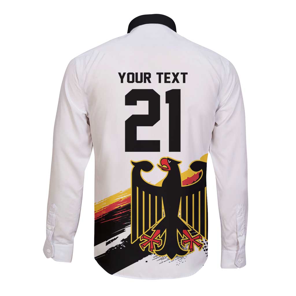 Custom Germany WC26 Future Champions Long Sleeve Button Shirt Zusammen Geschichte Schreiben - Wonder Print Shop