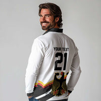 Custom Germany WC26 Future Champions Long Sleeve Polo Shirt Zusammen Geschichte Schreiben - Wonder Print Shop