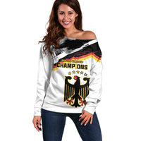 Custom Germany WC26 Future Champions Off Shoulder Sweater Zusammen Geschichte Schreiben - Wonder Print Shop
