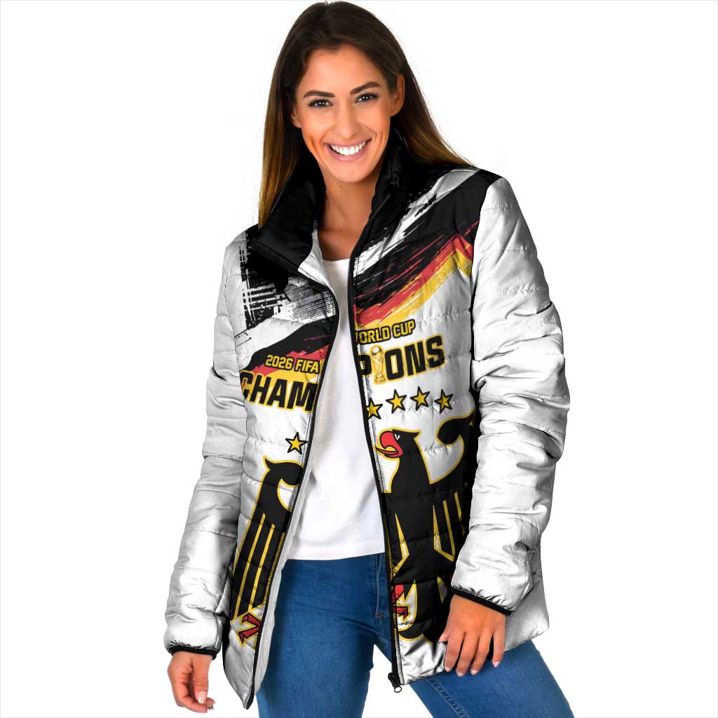 Custom Germany WC26 Future Champions Padded Jacket Zusammen Geschichte Schreiben - Wonder Print Shop