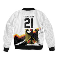 Custom Germany WC26 Future Champions Sleeve Zip Bomber Jacket Zusammen Geschichte Schreiben - Wonder Print Shop