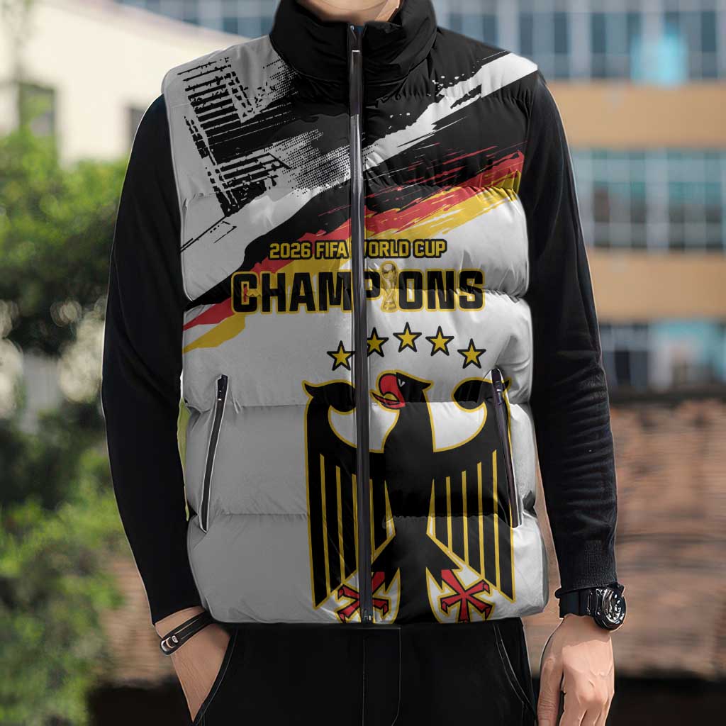 Custom Germany WC26 Future Champions Sleeveless Puffer Jacket Zusammen Geschichte Schreiben - Wonder Print Shop